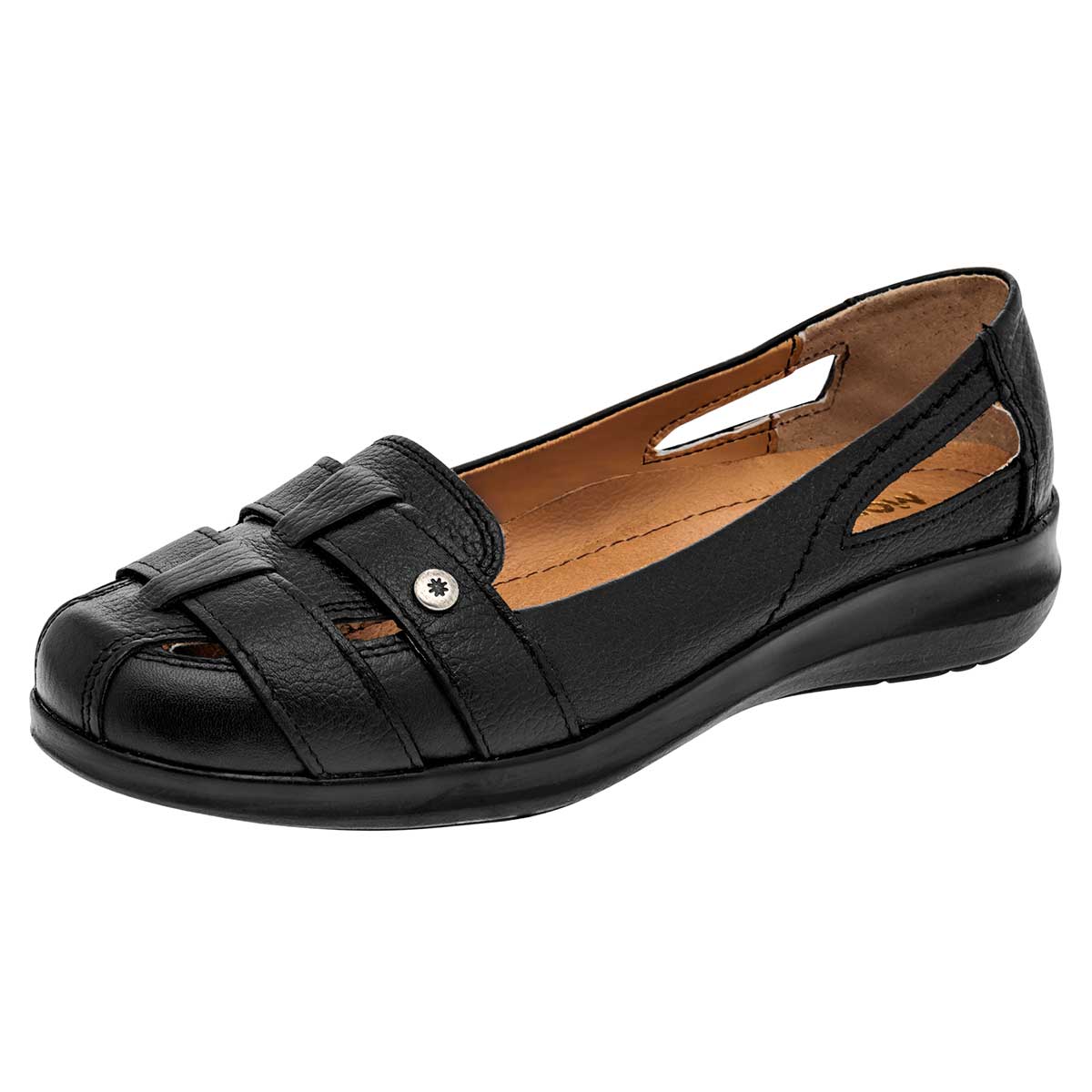 Foto 2 pulgar | Zapato Mora Confort De Horma Cómoda Negro Código 102193-1 para Mujer