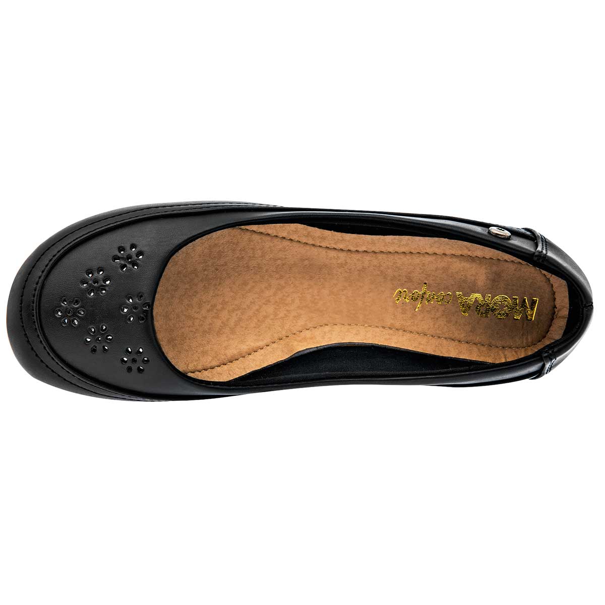 Foto 3 pulgar | Zapato Mora Confort De Horma Cómoda Negro Código 102291-1 para Mujer