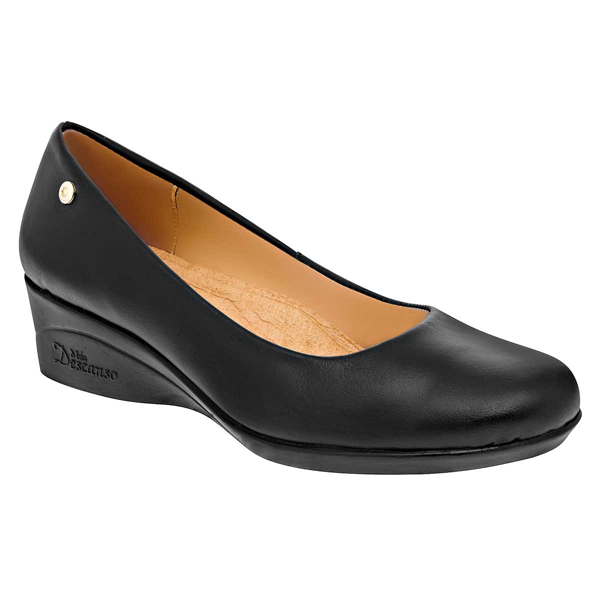 Zapato Mora Confort De Horma Cómoda Negro Código 102198-1 para Mujer