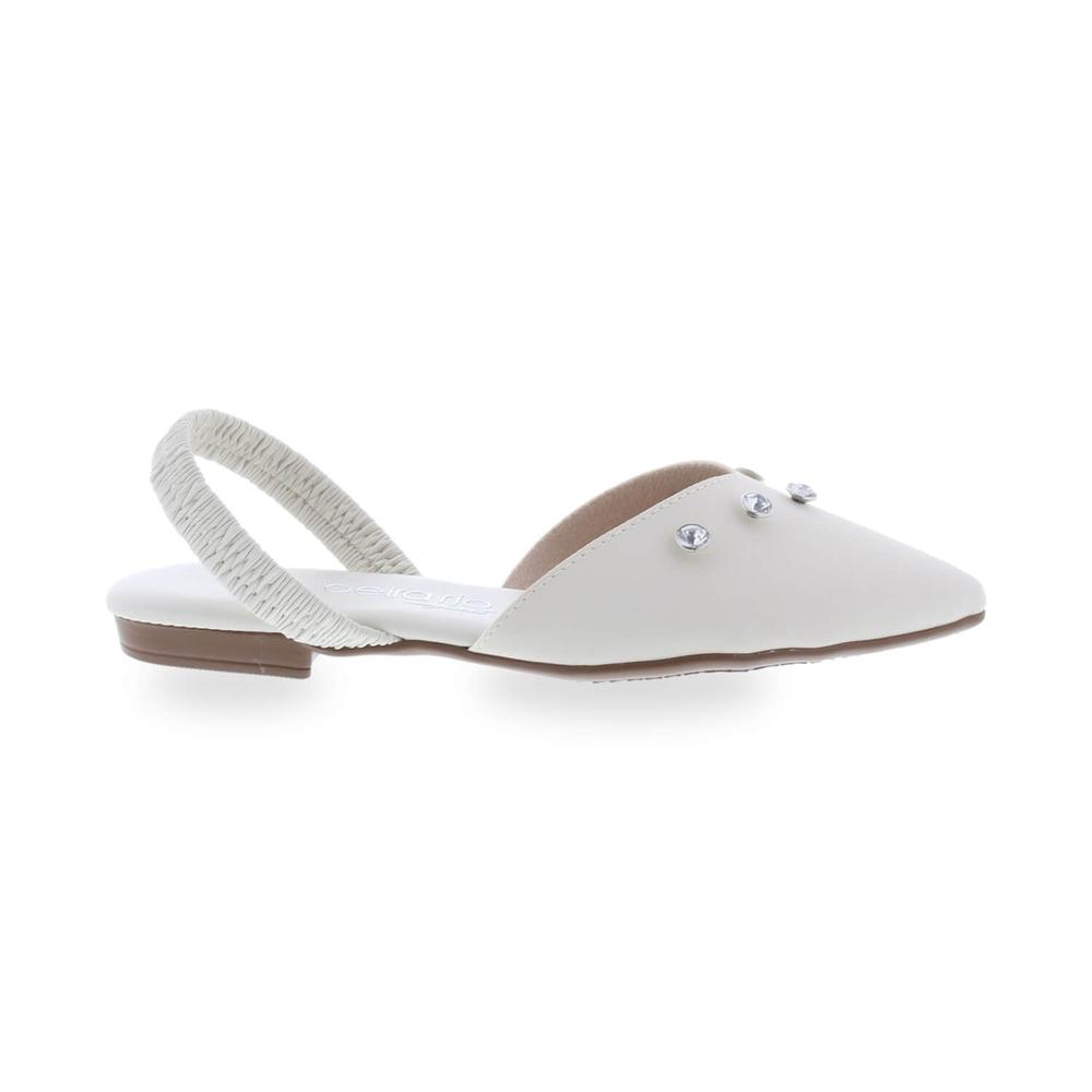 Mules para Mujer Beira Rio Romina Crys Blancos