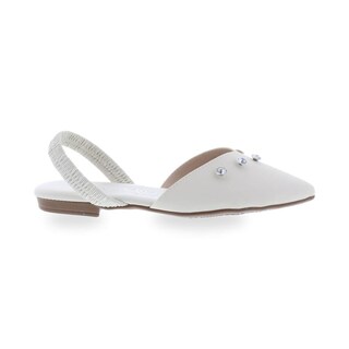 Foto 1 | Mules para Mujer Beira Rio Romina Crys Blancos