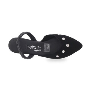 Foto 3 | Sandalias Beira Rio Romina Crys Negras para Mujer