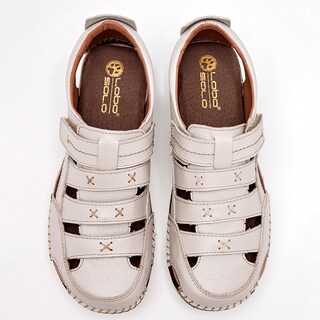 Foto 3 | Zapato de Horma Cómoda para Mujer Lobo Solo Beige 125380-e