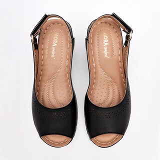 Foto 3 | Zapatos Confort Mora Confort Horma Cómoda Negros
