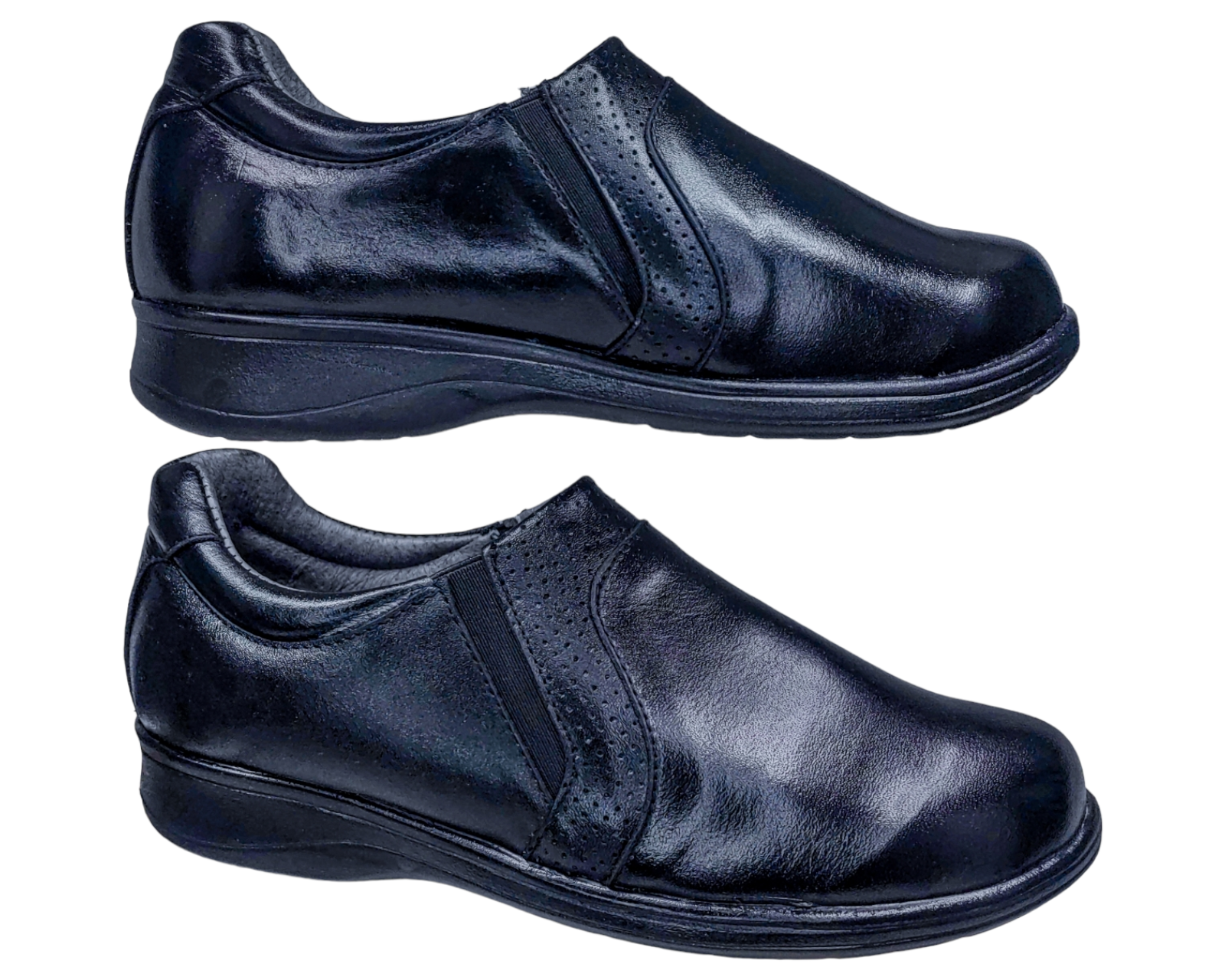 Foto 6 pulgar | Zapatos Casuales Enco Footwear Negros Piel Borrego para Diabético Confort para Mujer