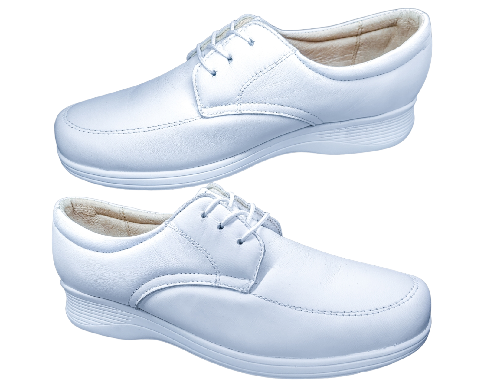 Foto 4 | Zapatos de Piel Enco Footwear Blancos para Mujer