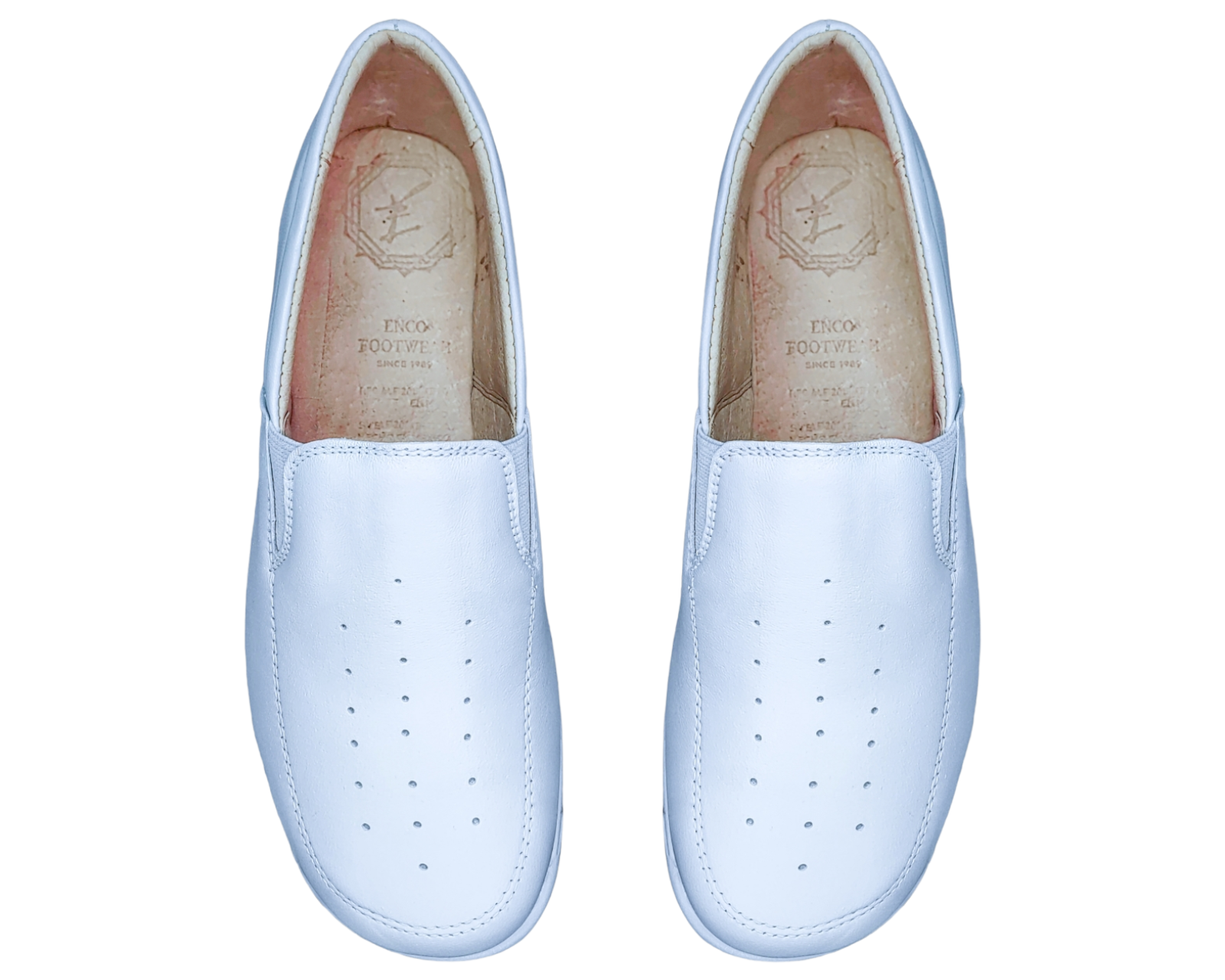 Foto 6 | Zapatos de Piel Enco Footwear Blancos para Mujer