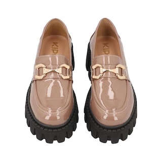 Foto 6 | Zapato Mujer Kipon Casual Plataforma Mocasin Chunky Hebilla Cafe
