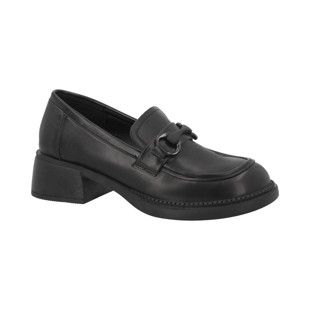 Zapato Cerrado Confort Capa De Ozono 614301 Negro Mujer 23 Al 27