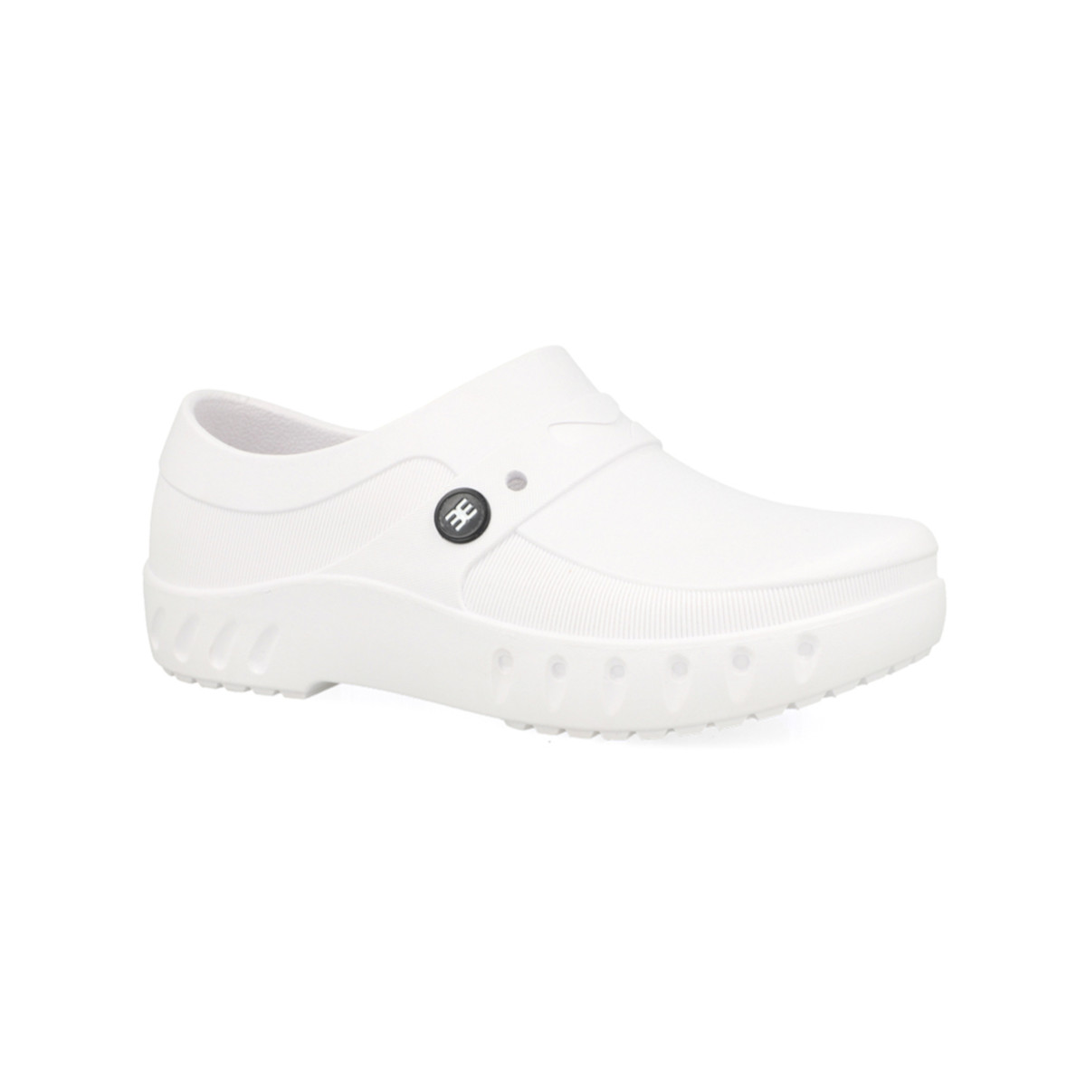 Zapato Para Trabajo Unisex Evacol Antiderrapante Antiestático - Blanco