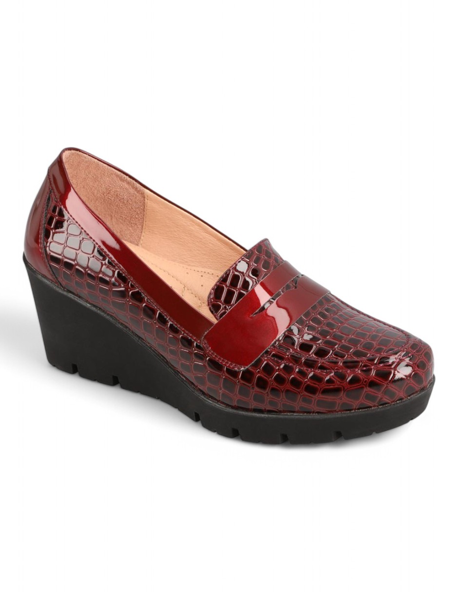 Foto 1 | Mocasín Manet De Piel Con Plataforma