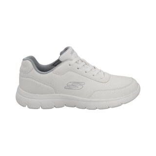 Foto 1 | Tenis Skechers Deportivos Mujer Original Dama Memory Foam Blanco