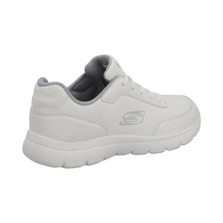 Foto 3 | Tenis Skechers Deportivos Mujer Original Dama Memory Foam Blanco