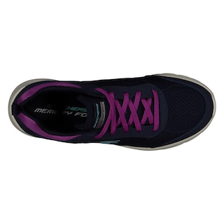 Foto 4 | Tenis Skechers Sports Sneackers Mujer Memory Foam Azul