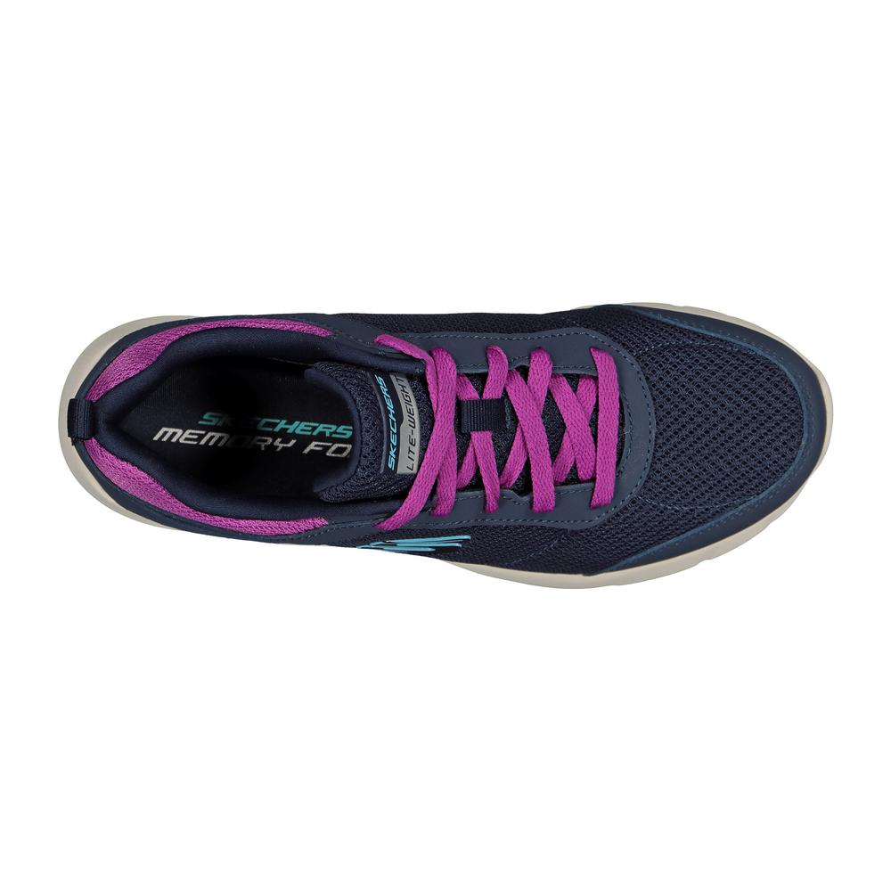 Foto 5 | Tenis Skechers Sports Sneackers Mujer Memory Foam Azul