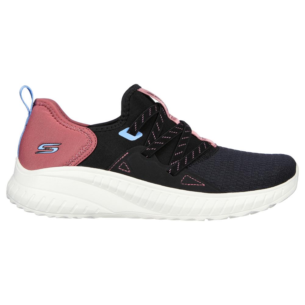 Tenis Originales Skechers Memory Foam Mujer Modernos Negro