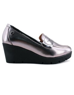 Foto 2 | Zapatos Manet Piel con Plataforma