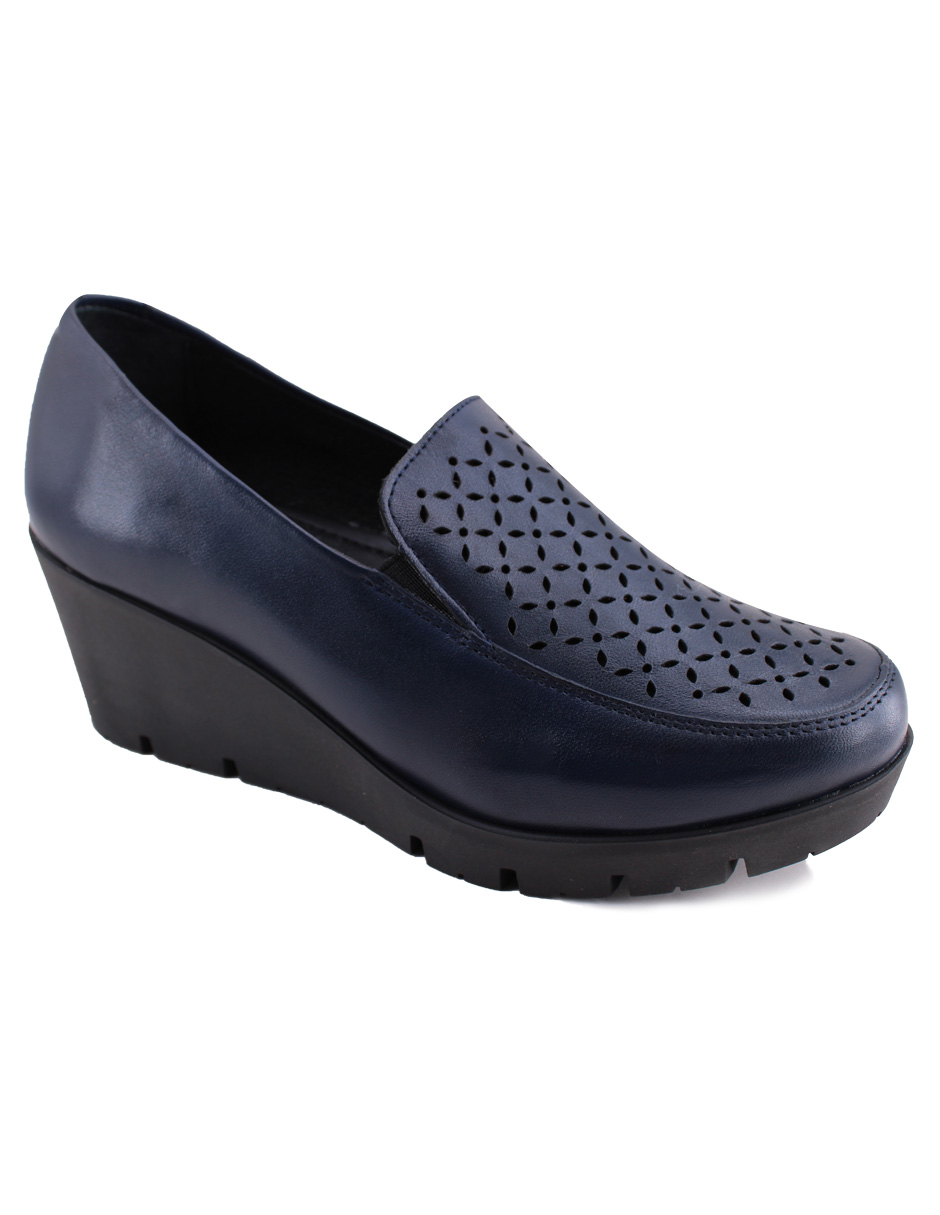 Foto 2 pulgar | Zapato Manet De Piel Con Plataforma