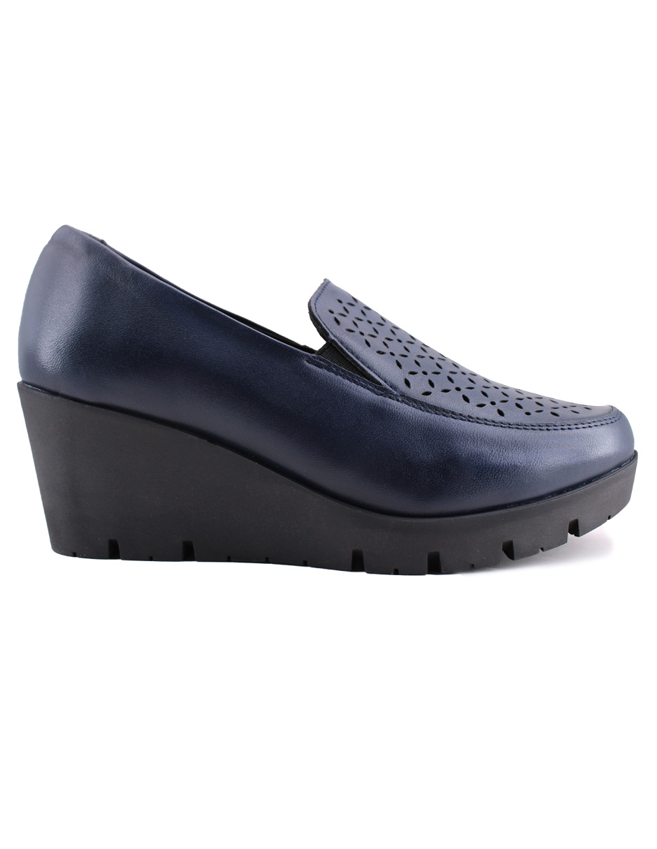 Foto 3 pulgar | Zapato Manet De Piel Con Plataforma