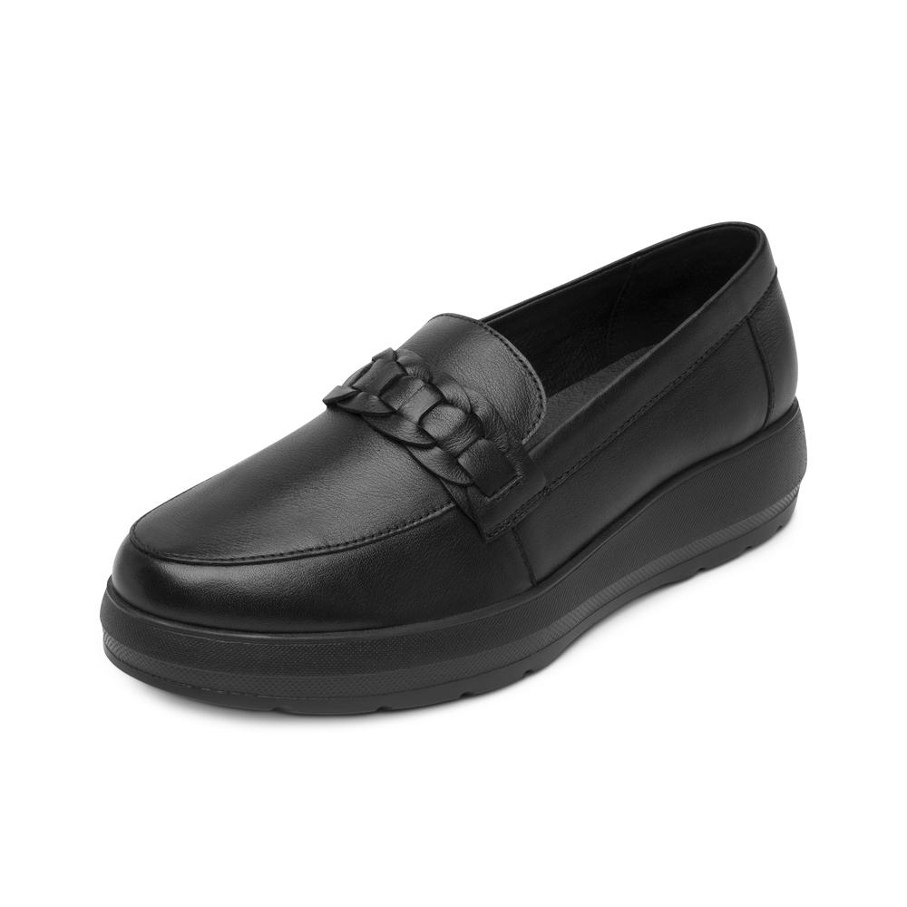 Foto 4 pulgar | Zapato Confort Flexi Negro Para Mujer [fff3758] Negro