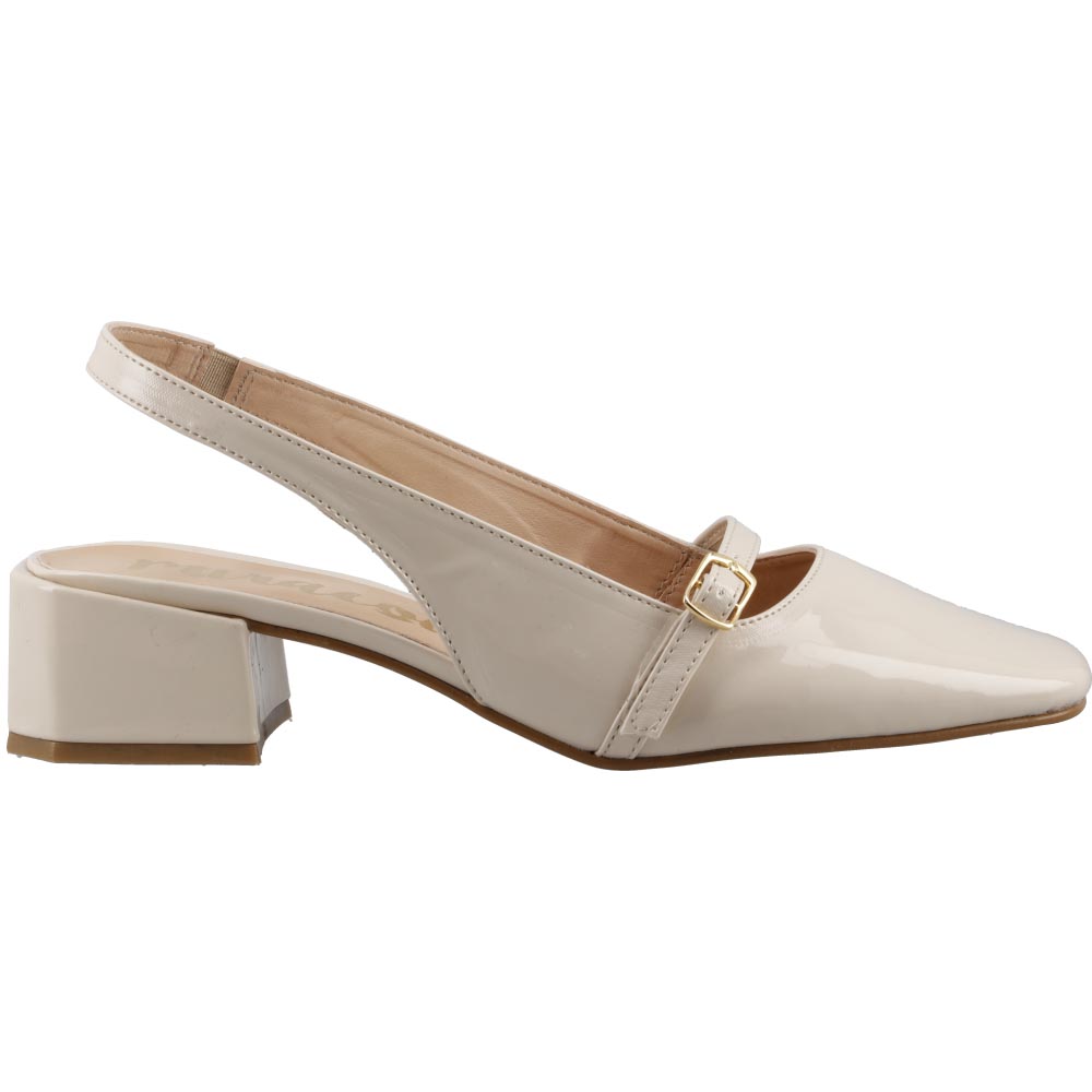 Zapato Mujer Miracol By Mama Lola 10248 Charol Miga Zapato Vestir Casual Elegante Tacon Ancho Bajo Cuadrado Talla 23
