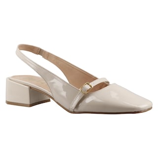 Foto 2 | Zapato Mujer Miracol By Mama Lola 10248 Charol Miga Zapato Vestir Casual Elegante Tacon Ancho Bajo Cuadrado Talla 23