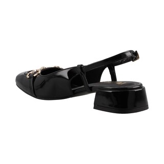 Foto 4 | Zapato Dama Miracol By Mama Lola 1992 Charol Negro Tacon Bajo Casual Talla 23 A 26 E