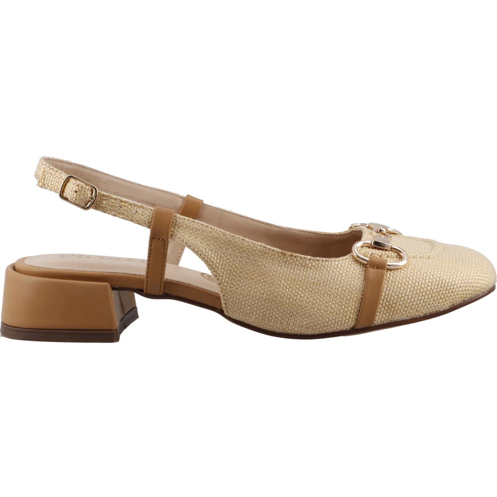Zapato Dama Miracol By Mama Lola 1992 Natural Tacon Bajo Casual Talla 23 A 26 E