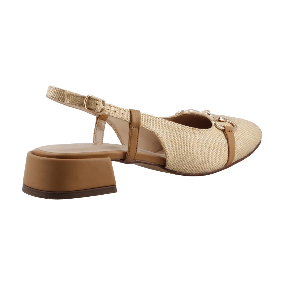 Foto 4 pulgar | Zapato Dama Miracol By Mama Lola 1992 Natural Tacon Bajo Casual Talla 23 A 26 E