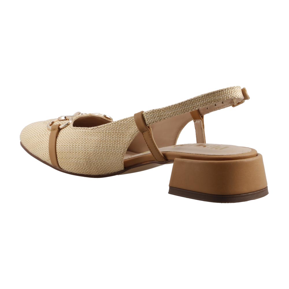 Foto 5 pulgar | Zapato Dama Miracol By Mama Lola 1992 Natural Tacon Bajo Casual Talla 23 A 26 E