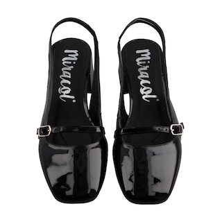 Foto 6 | Zapato Dama Casual Miracol By Mama Lola 10248 Charol Negro Zapato De Vestir Talla 23 A 26 E