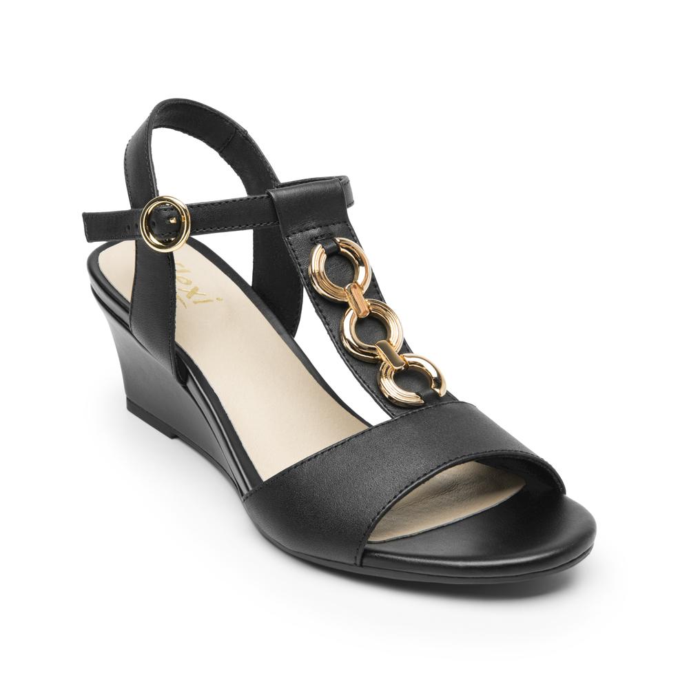 Foto 3 pulgar | Zapato Confort Flexi Negro Para Mujer [fff3565] Negro
