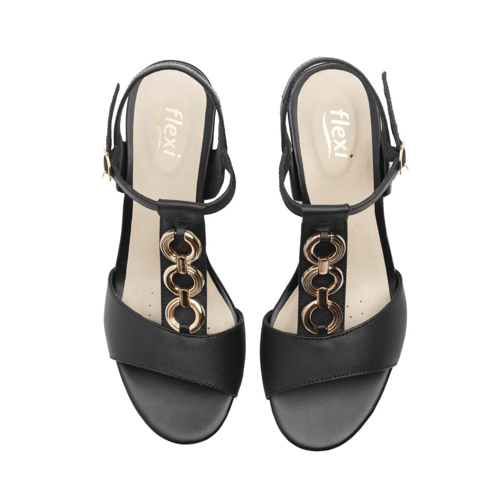 Foto 8 pulgar | Zapato Confort Flexi Negro Para Mujer [fff3565] Negro