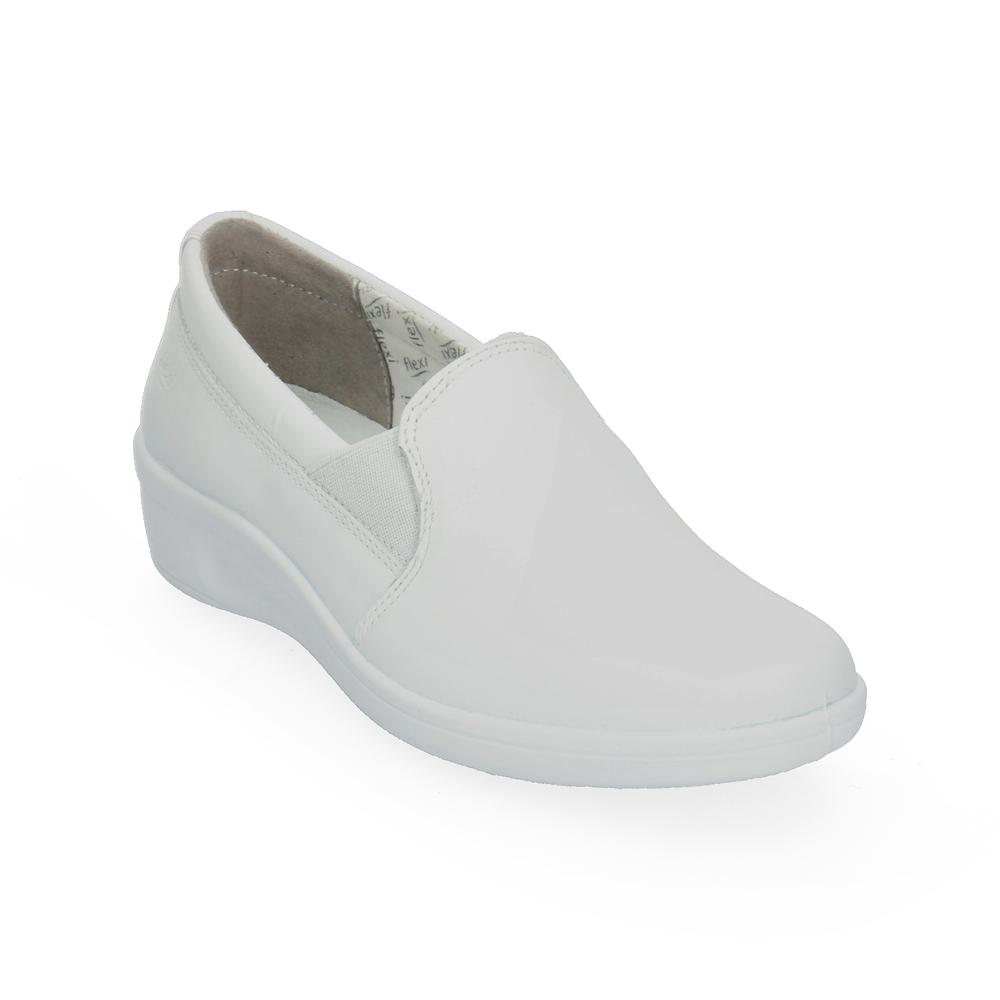 Foto 5 pulgar | Zapato De Servicio Flexi Blanco Para Mujer [fff3139] Blanco