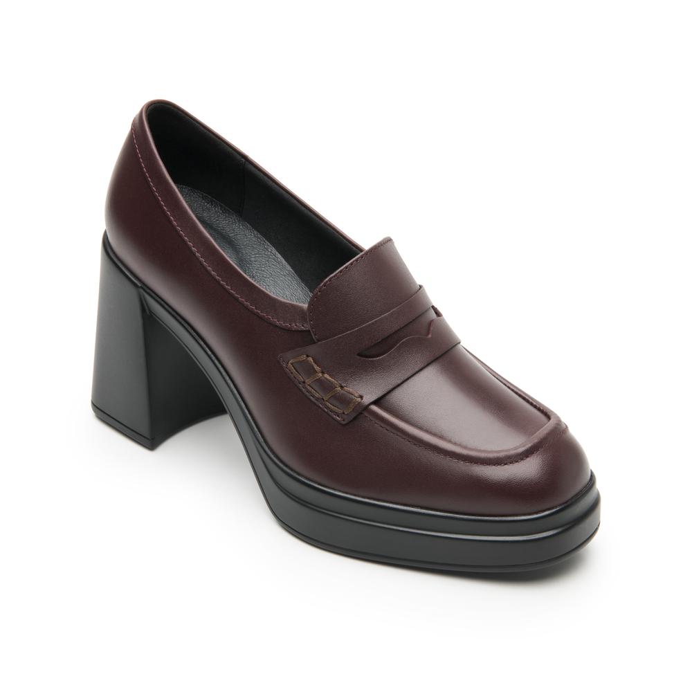 Foto 3 pulgar | Zapato Casual Flexi Vino Para Mujer [fff3626] Vino