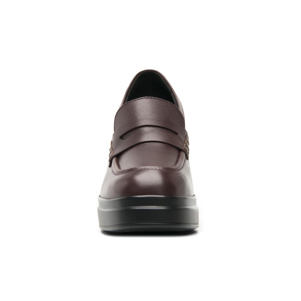 Foto 6 pulgar | Zapato Casual Flexi Vino Para Mujer [fff3626] Vino