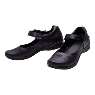 Foto 4 | Zapato Calzado Watanabe Color Negro Confort Costuras Flores