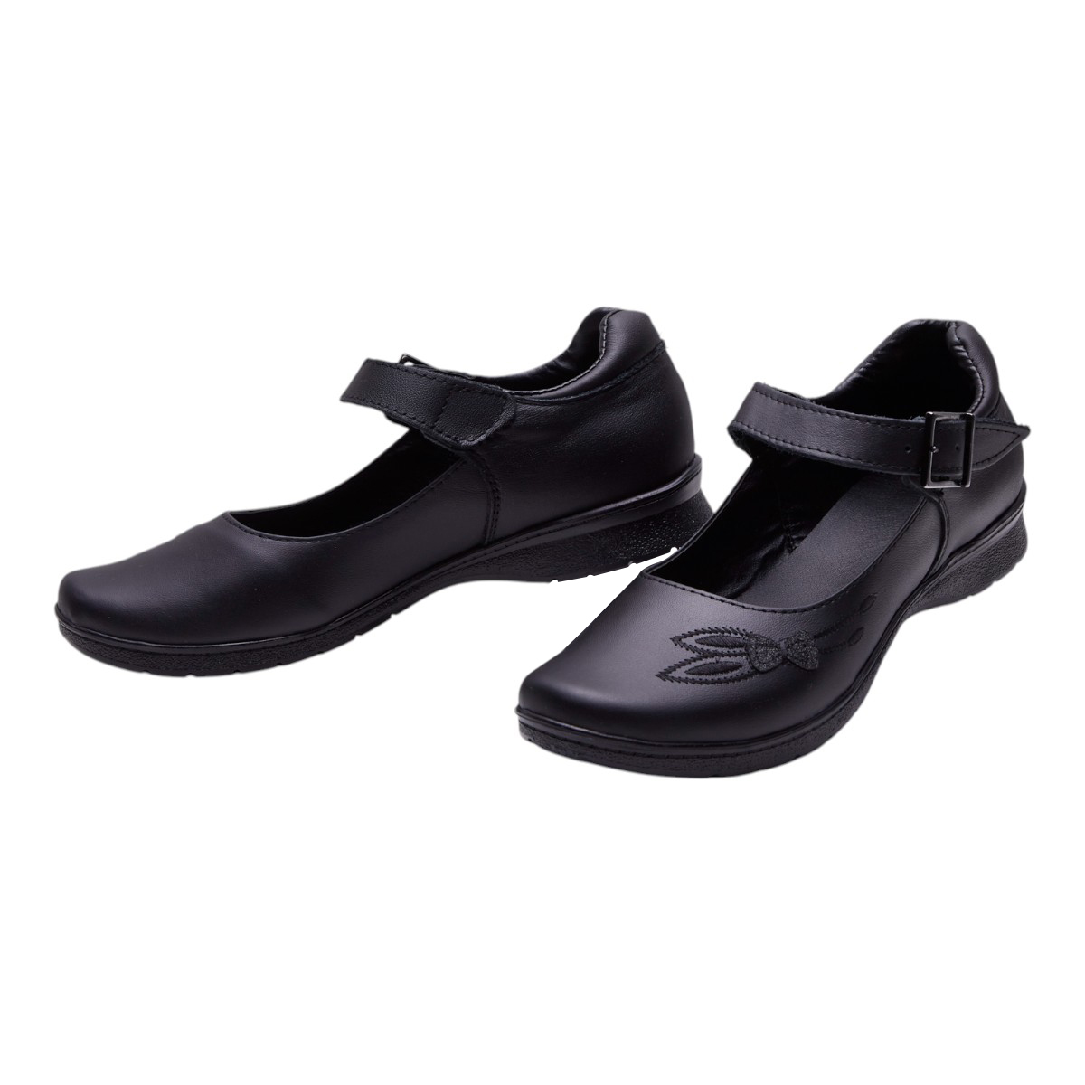 Foto 5 pulgar | Zapato Calzado Watanabe Color Negro Confort Moño Decorativo