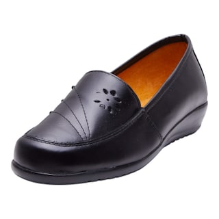 Foto 1 | Zapato Calzado Watanabe Color Negro Confort Costuras Y Flores