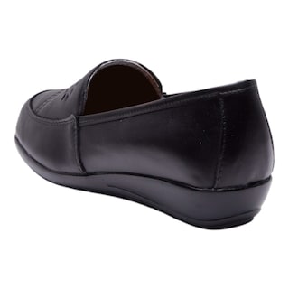 Foto 3 | Zapato Calzado Watanabe Color Negro Confort Costuras Y Flores
