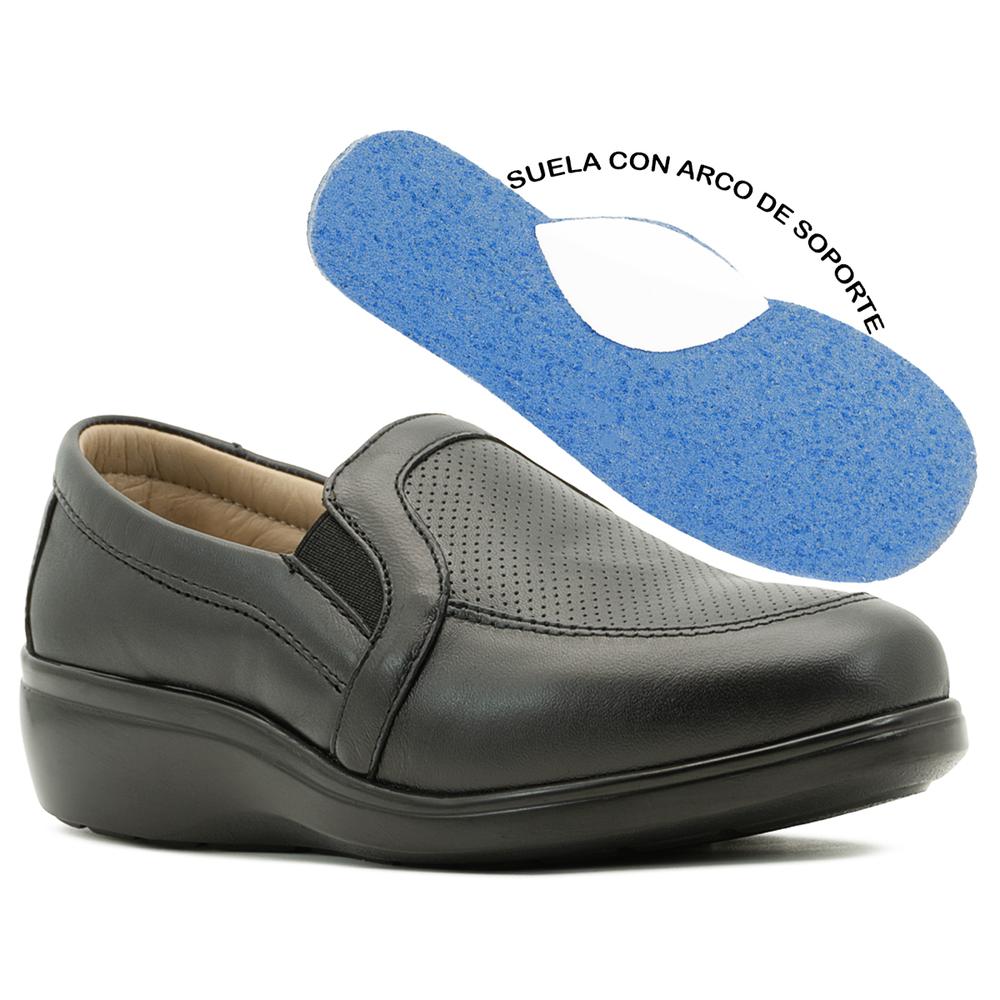 Foto 9 pulgar | Zapatos Para Diabético Terapéutico Mujer Negro 23-25.5 Negro