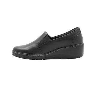 Foto 2 | Zapato Piso Confort Para Mujer Piel Color Negro Suavecito Negro