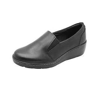 Foto 4 | Zapato Piso Confort Para Mujer Piel Color Negro Suavecito Negro