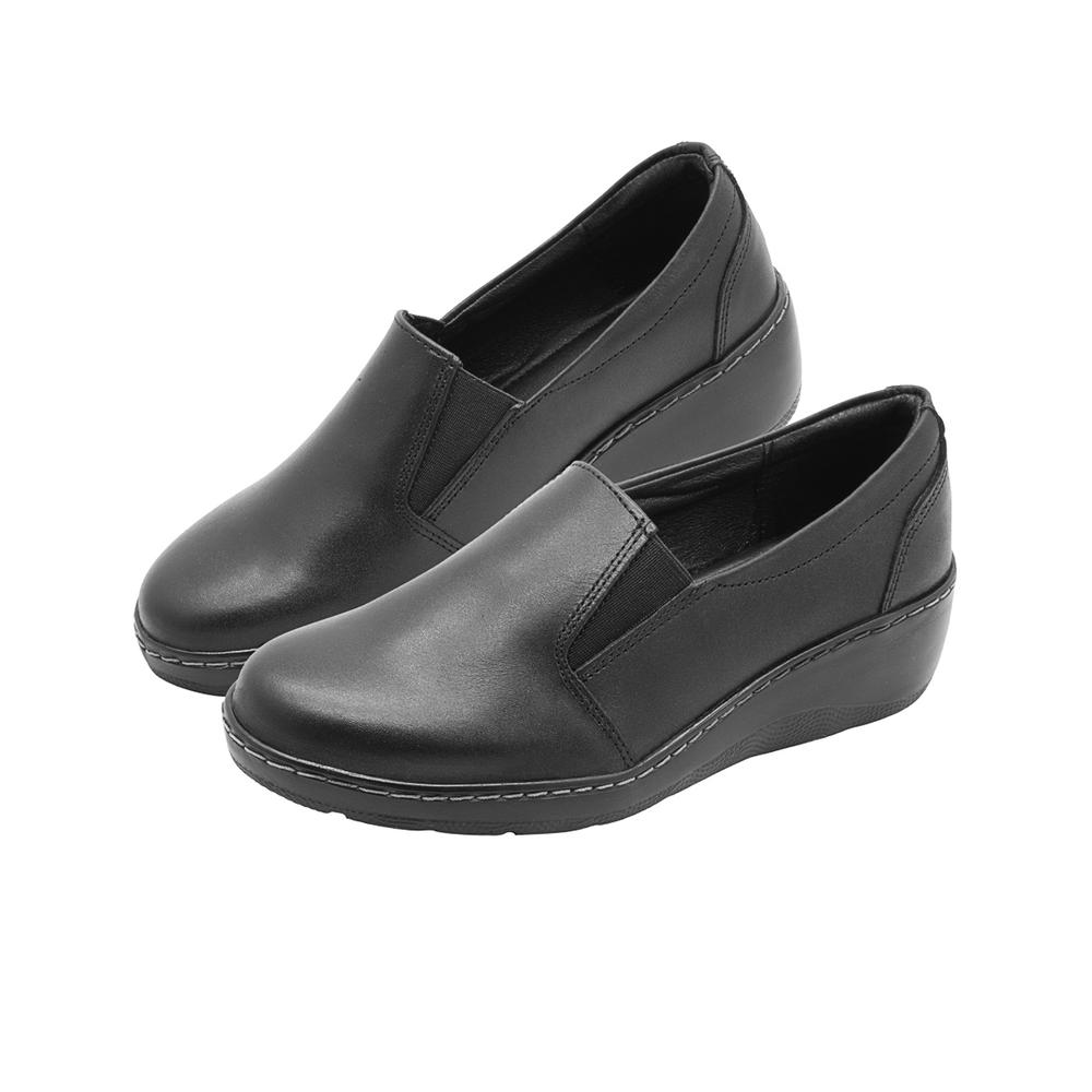 Foto 6 | Zapato Piso Confort Para Mujer Piel Color Negro Suavecito Negro