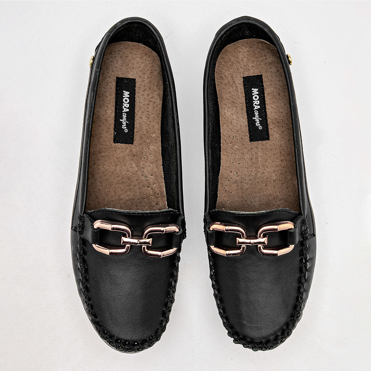 Foto 4 pulgar | Mora Confort Zapatos Para Mujer Negro