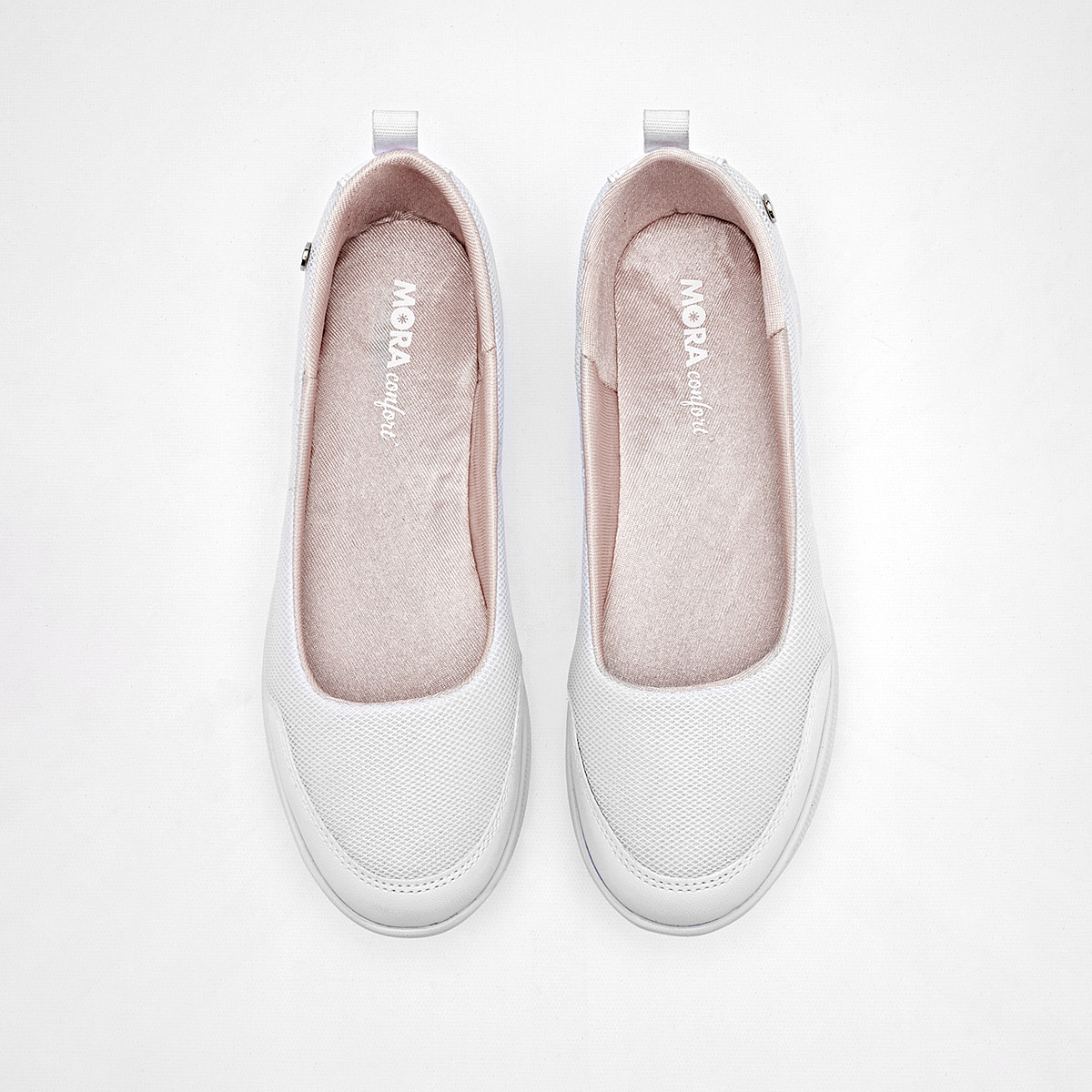 Foto 4 pulgar | Mora Confort Zapatos Para Mujer Blanco