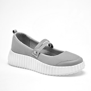 Foto 1 | Mora Confort Zapatos Para Mujer Gris