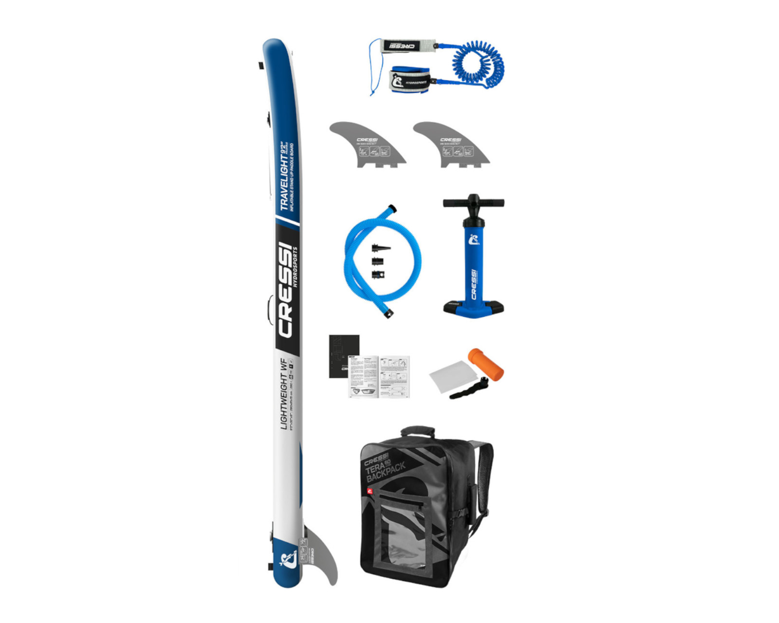 Foto 3 pulgar | Tabla Paddle Board Cressi Inflable Travelight Color Blanco/ Azul