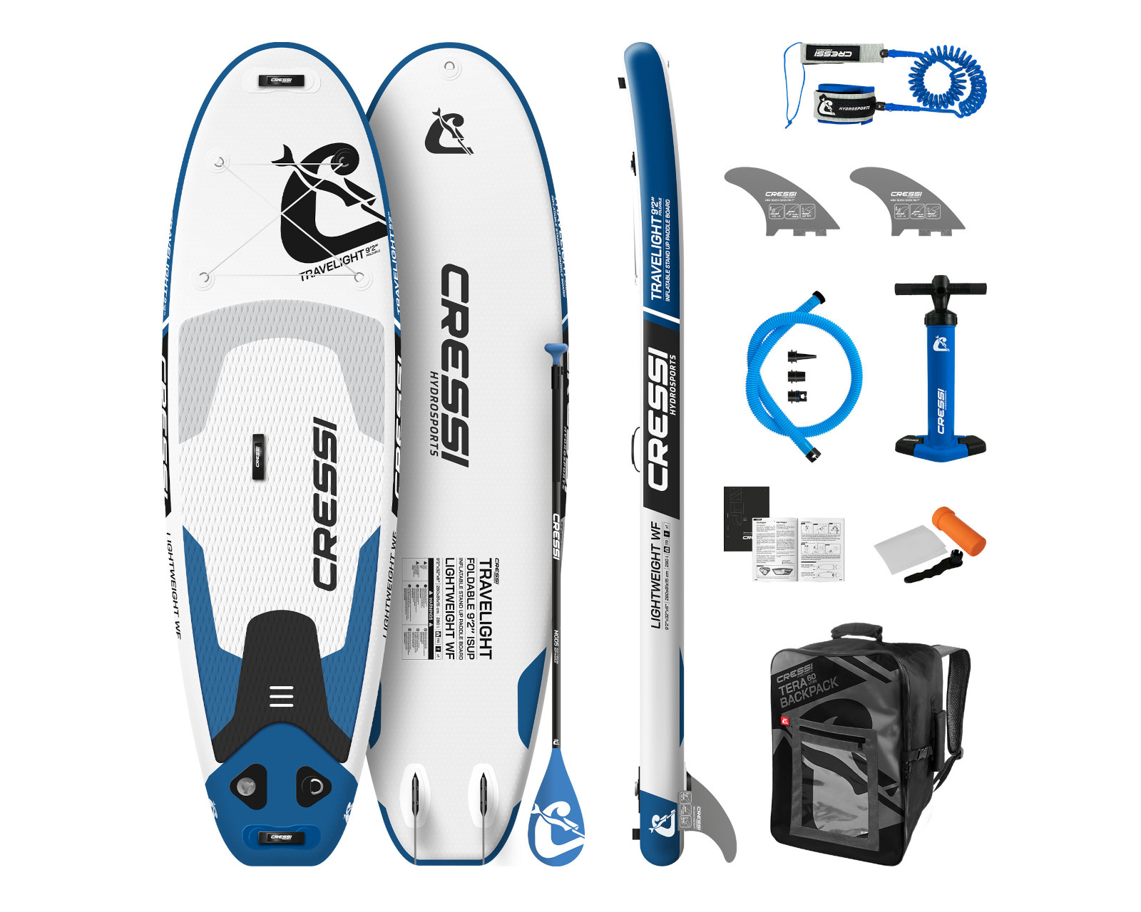 Foto 4 pulgar | Tabla Paddle Board Cressi Inflable Travelight Color Blanco/ Azul