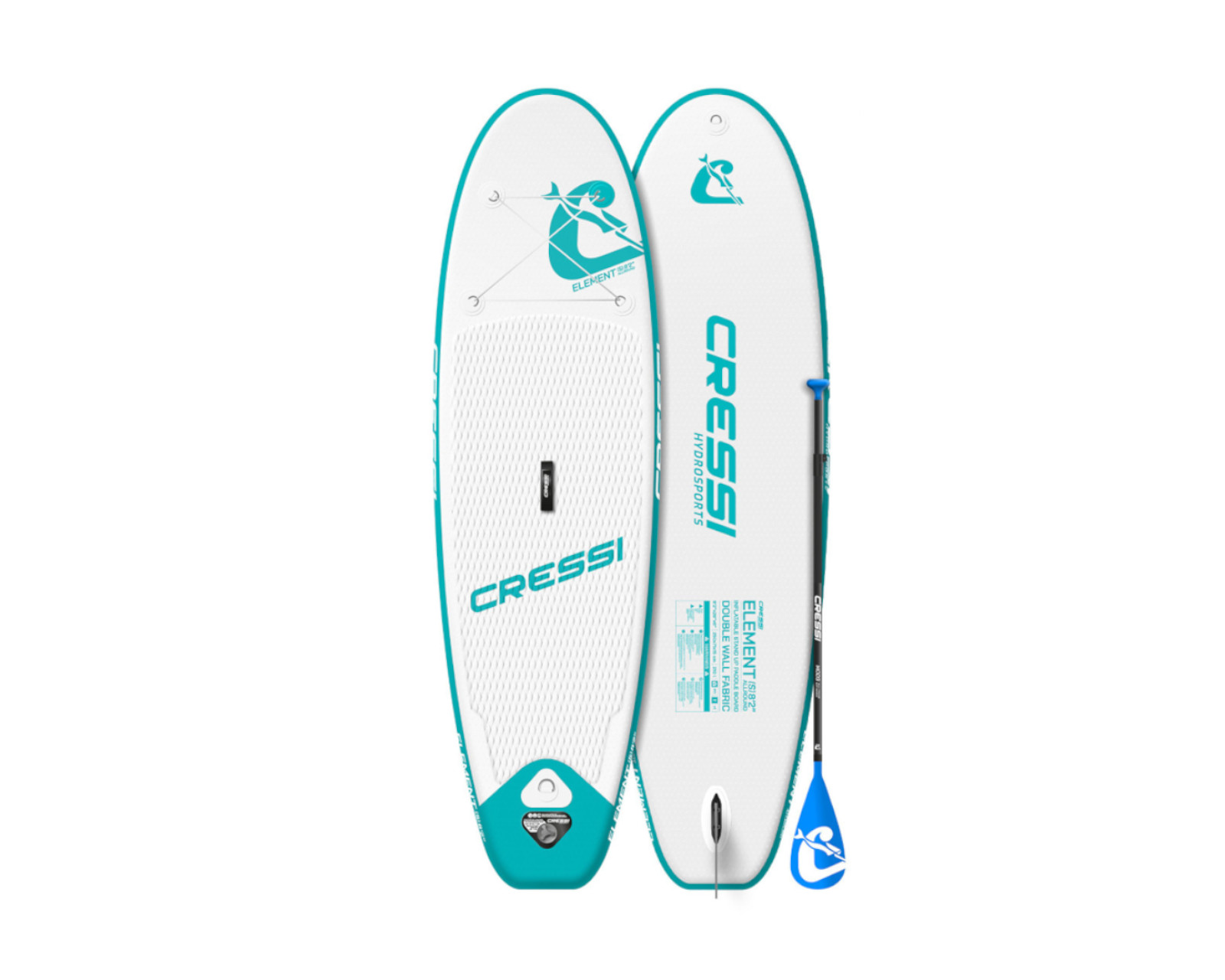 Foto 2 pulgar | Tabla Paddle Board Cressi Inflable Element Small All Round color Blanco/ Azul